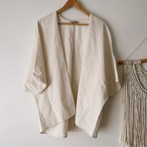 ES Emma Twill Jacket Natural OS